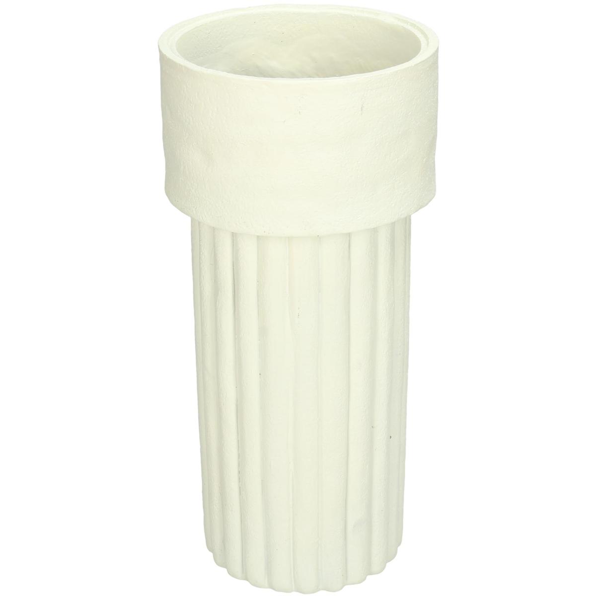 Βάζο ArteLibre Ιβουάρ Polyresin 12.4×12.4×25.5cm Arte-05153171 Βάζο ArteLibre Ιβουάρ Polyresin 12.4×12.4×25.5cm Arte-05153171