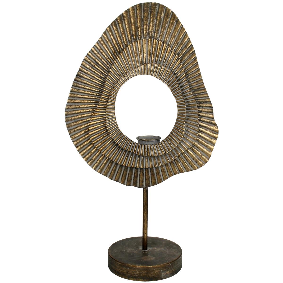 Κηροπήγιο ArteLibre Καφέ Μέταλλο 30x15x52cm Arte-05153315 Κηροπήγιο ArteLibre Καφέ Μέταλλο 30x15x52cm Arte-05153315
