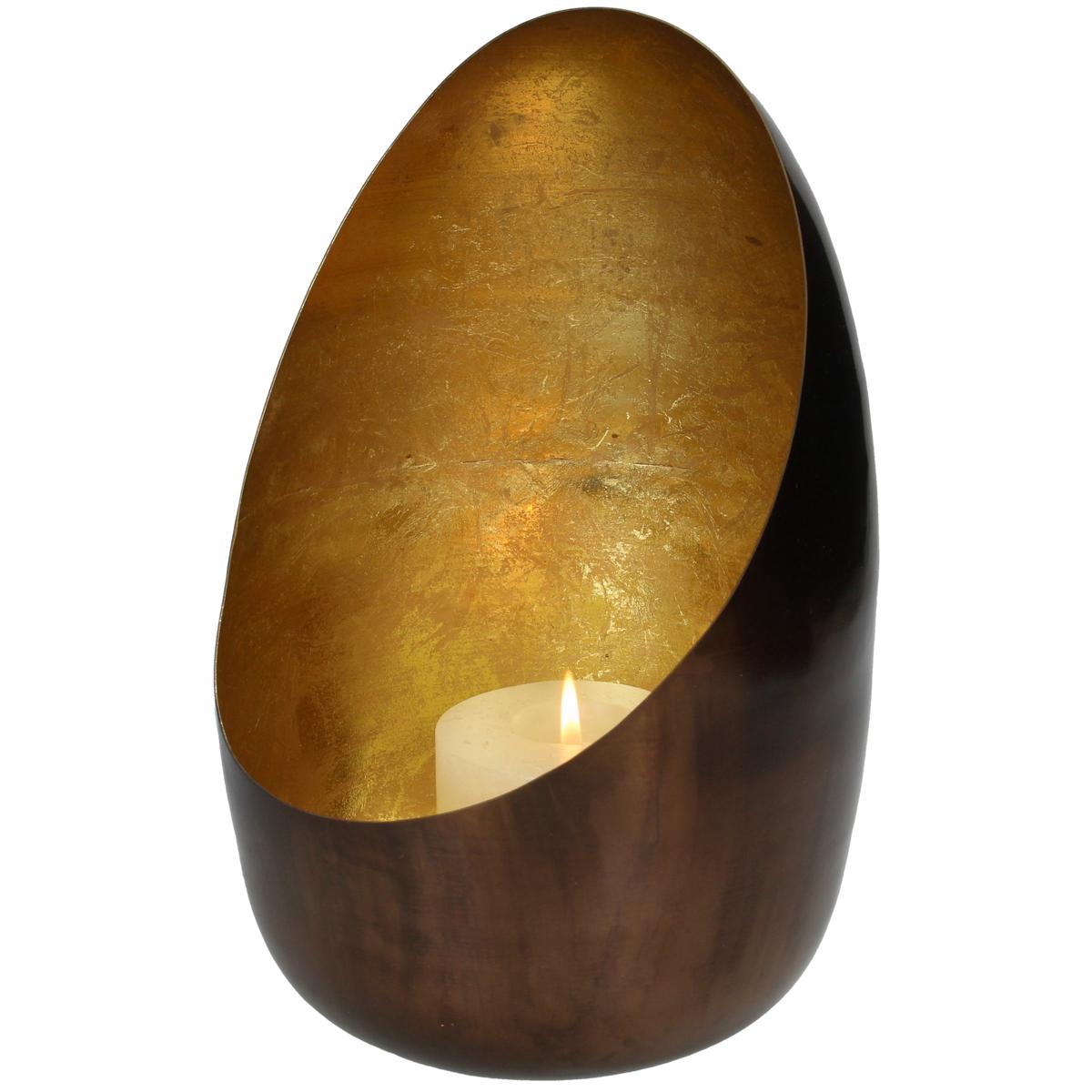 Κηροπήγιο ArteLibre Μπρονζέ Μέταλλο 17x17x27cm Arte-05153888 Κηροπήγιο ArteLibre Μπρονζέ Μέταλλο 17x17x27cm Arte-05153888