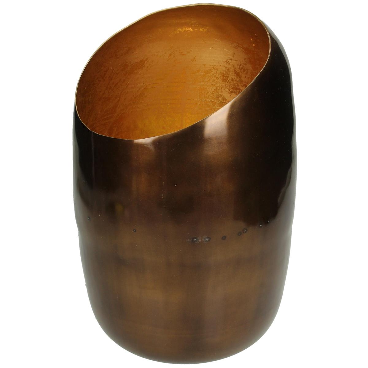 Κηροπήγιο ArteLibre Μπρονζέ Αλουμίνιο 17x17x27cm Arte-05153891 Κηροπήγιο ArteLibre Μπρονζέ Αλουμίνιο 17x17x27cm Arte-05153891