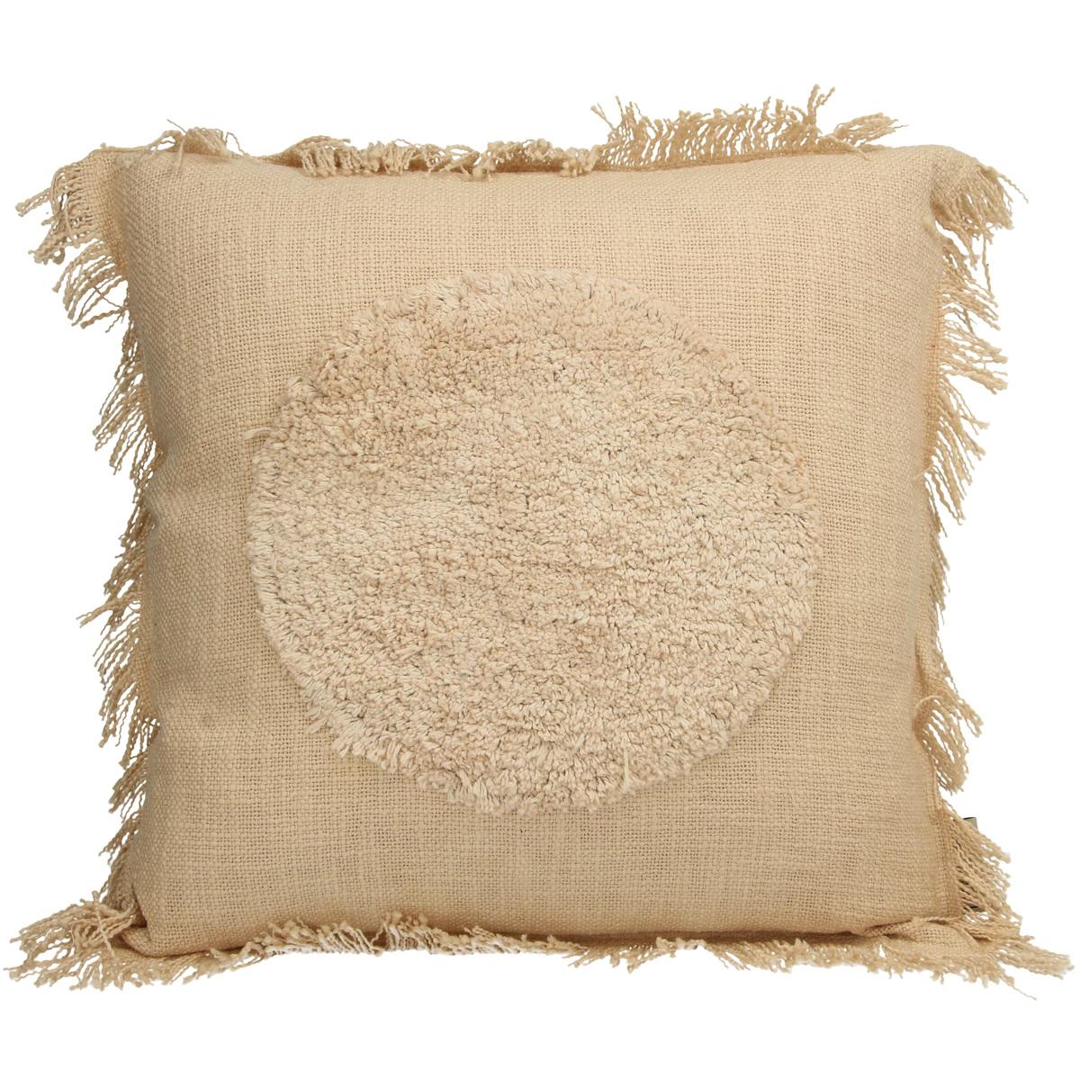 Μαξιλάρι ArteLibre Κύκλος Μπεζ Βαμβακερό 45x45cm Arte-05153944 Μαξιλάρι ArteLibre Κύκλος Μπεζ Βαμβακερό 45x45cm Arte-05153944