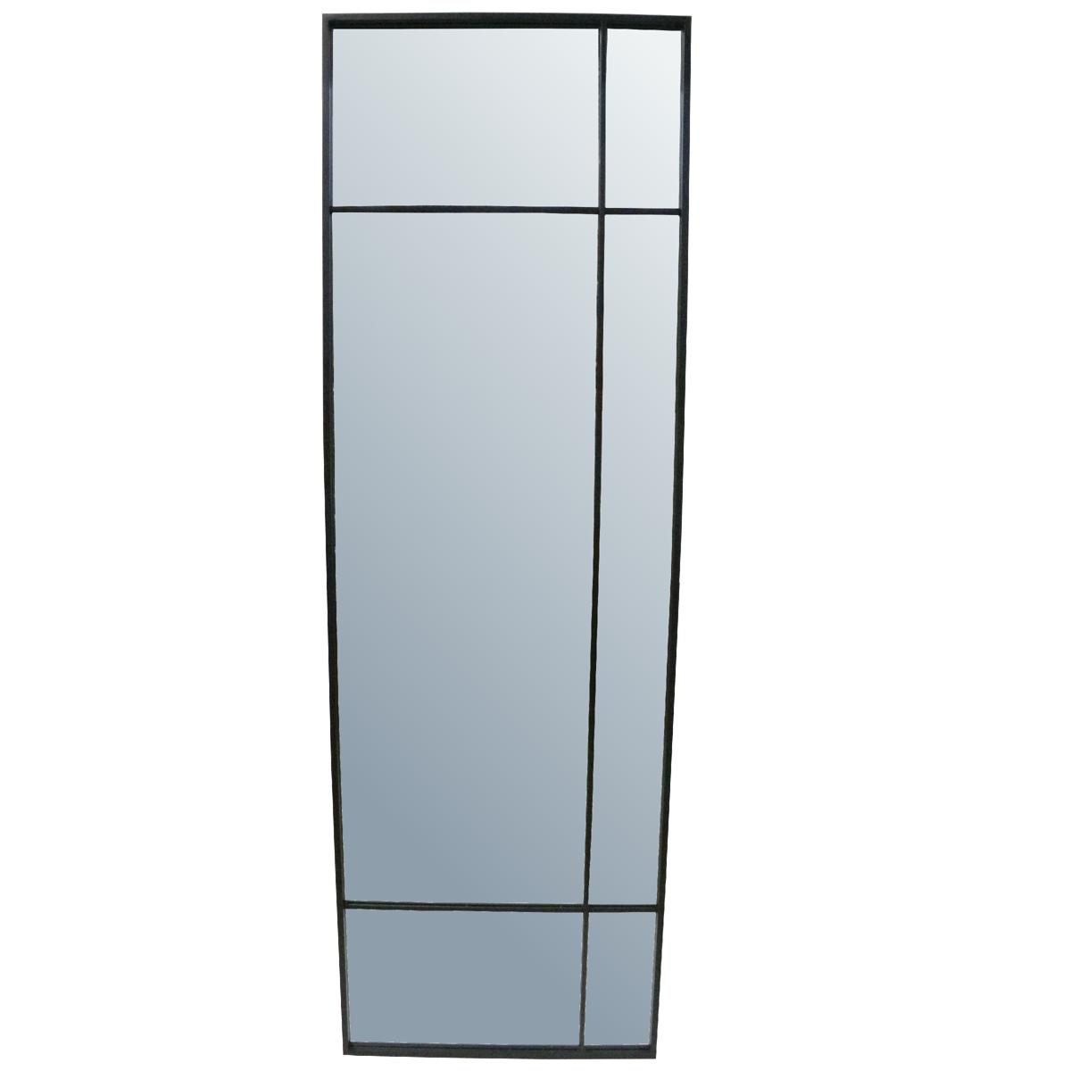 Καθρέπτης ArteLibre Μαύρο Μέταλλο 64.5x3x200cm Καθρέπτης ArteLibre Μαύρο Μέταλλο 64.5x3x200cm
