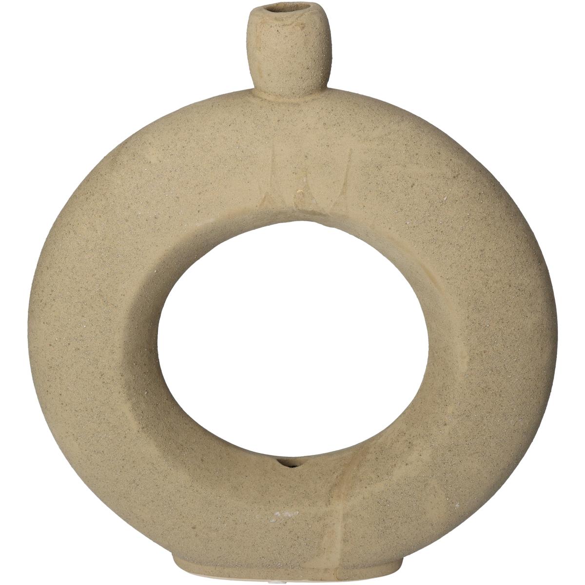 Βάζο ArteLibre Καφέ Κεραμικό 27×5.6×30.5cm Arte-05154420 Βάζο ArteLibre Καφέ Κεραμικό 27×5.6×30.5cm Arte-05154420