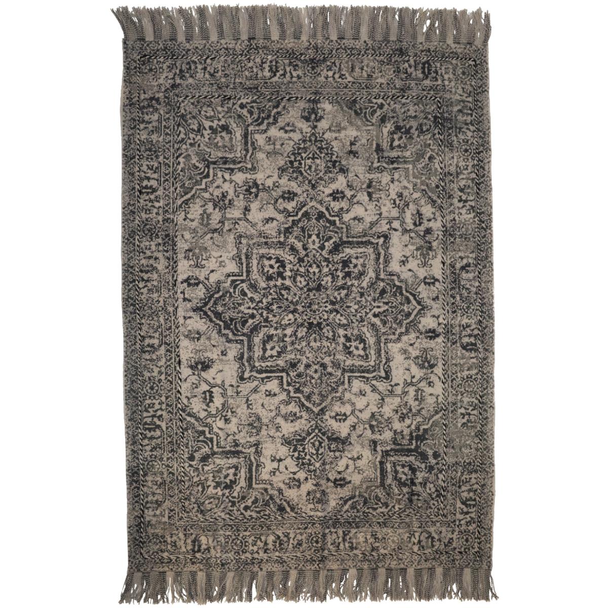 Χαλί ArteLibre Vintage Γκρι Βαμβακερό 120x180cm Arte-05154472 Χαλί ArteLibre Vintage Γκρι Βαμβακερό 120x180cm Arte-05154472
