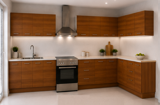 Omarket Γωνιακή Κουζίνα 43 398x269 Πλάτος 667 κουτία 79cm / 60cm / 40cm / 77cm / 37cm / Γωνία 90x90 / 102cm / 59cm / 84cm / 61cm Κρεμαστά – Βάσεις μαζί με πάγκο μελαμίνης 3,2cm Omarket-karidi1282371044