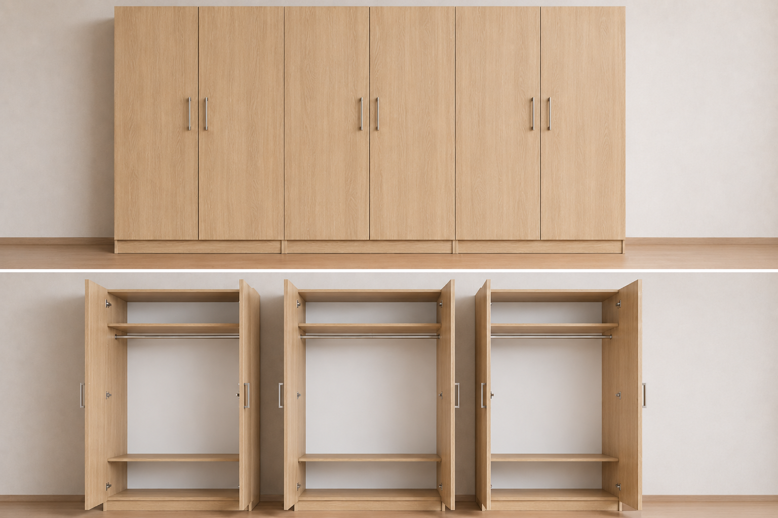 Omarket Ντουλάπα sonoma-ΔΡΥΣ 299x224x56 N7T1214L-299-224-42935 Κουτί BOX100|BOX100|BOX99 χωρίς πατάρι