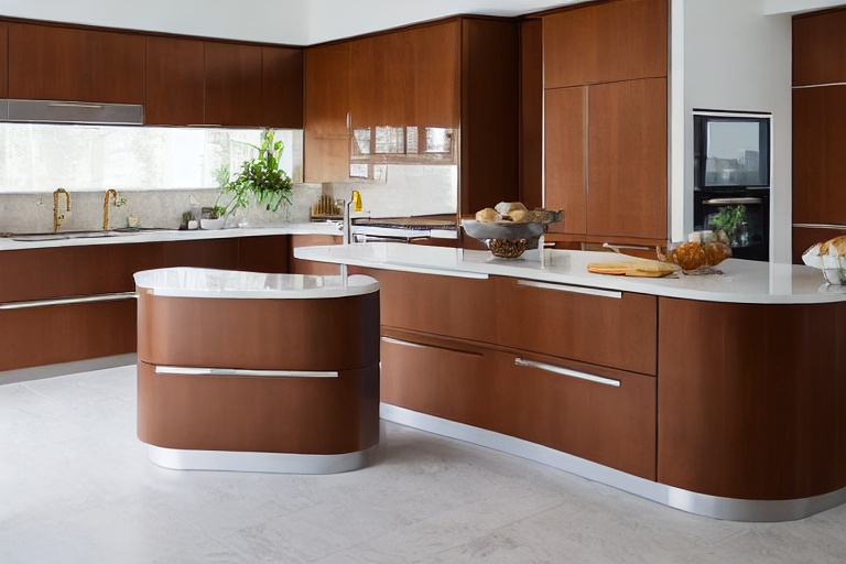 Omarket Parma Living 1 χρώμα Γυαλιστερό Χρυσό έπιπλα κουζίνας 10 Μέτρα συνολικα τρέχον μέτρα Omarket-65653346