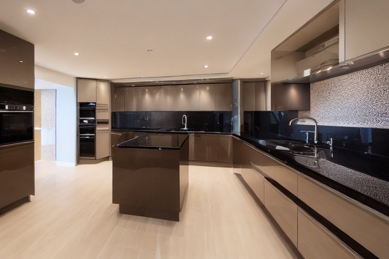 Omarket Aurora Living 1 χρώμα Λακέ Άμμος έπιπλα κουζίνας 10 Μέτρα συνολικα τρέχον μέτρα Omarket-65653286