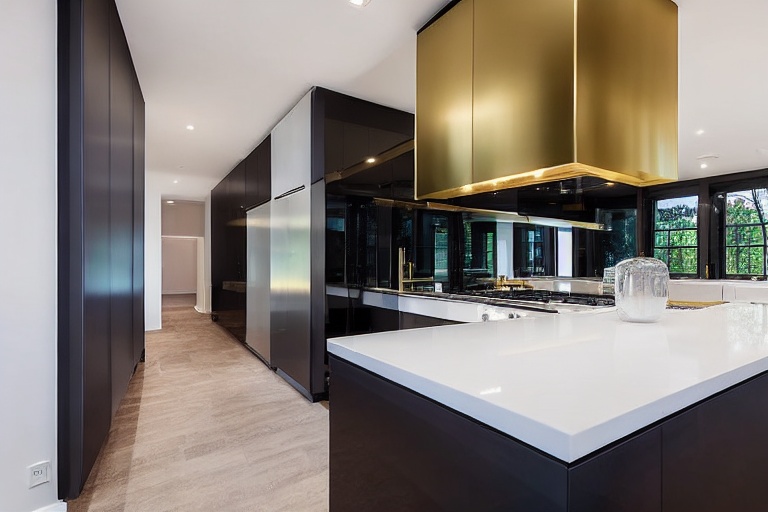 Omarket Urban Home 1 χρώμα Βουρτσιστός Ορείχαλκος έπιπλα κουζίνας 10 Μέτρα συνολικα τρέχον μέτρα Omarket-65653167