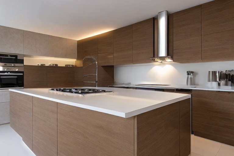 Omarket Casa Modern 1 χρώμα Καπλαμάς Δρυς Καπνιστή έπιπλα κουζίνας 10 Μέτρα συνολικα τρέχον μέτρα Omarket-65652624