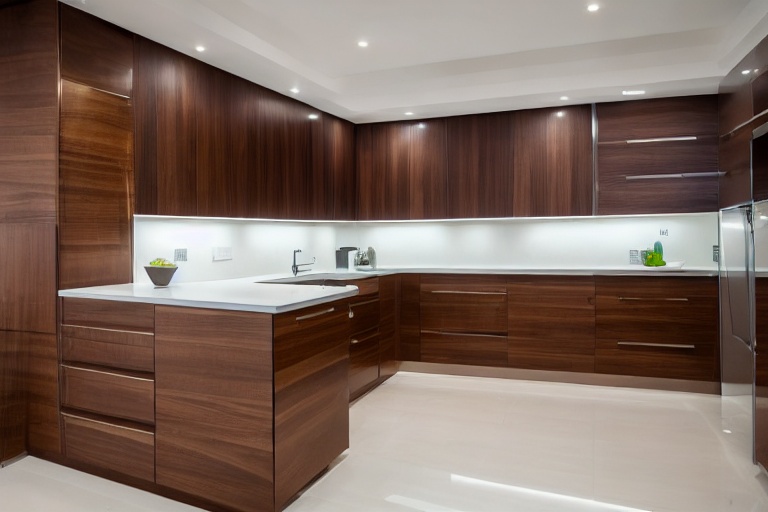 Omarket Pearl Living 1 χρώμα Καπλαμάς Καρυδιά έπιπλα κουζίνας 10 Μέτρα συνολικα τρέχον μέτρα Omarket-65652466