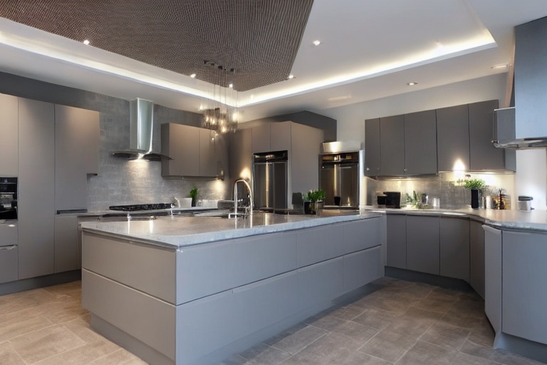 Omarket Milano Living 2 χρώμα Εφέ Πέτρας Γκρι έπιπλα κουζίνας 10 Μέτρα συνολικα τρέχον μέτρα Omarket-65652426