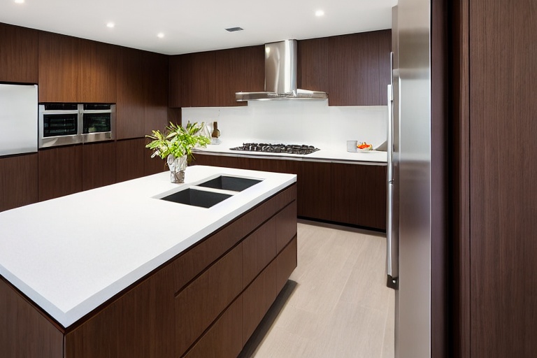 Omarket Loft Prime 2 χρώμα Καπλαμάς Καρυδιά Σκούρα έπιπλα κουζίνας 10 Μέτρα συνολικα τρέχον μέτρα Omarket-65652152