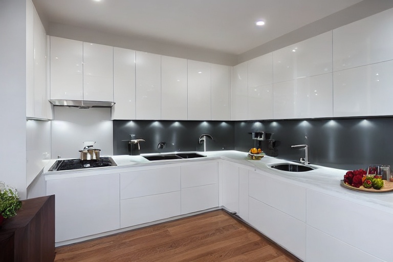 Omarket Loft Select 2 χρώμα Λακέ Εκρού Ματ έπιπλα κουζίνας 10 Μέτρα συνολικα τρέχον μέτρα Omarket-65652143
