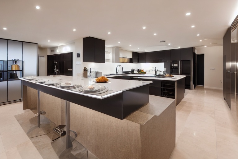 Omarket Aster Living 2 χρώμα Λακέ Άμμος έπιπλα κουζίνας 10 Μέτρα συνολικα τρέχον μέτρα Omarket-65652086
