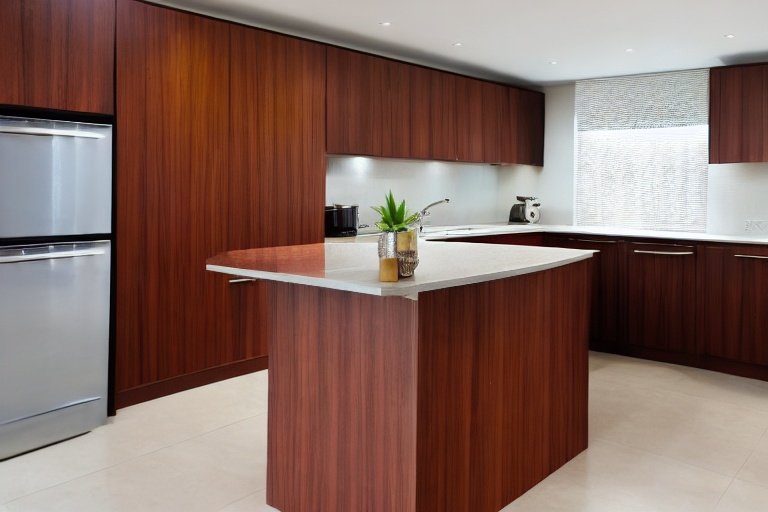 Omarket Valencia Plus 2 χρώμα Καπλαμάς Teak έπιπλα κουζίνας 10 Μέτρα συνολικα τρέχον μέτρα Omarket-65651991
