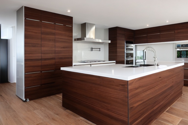 Omarket Nefeli Elegance 2 χρώμα Καπλαμάς Καρυδιά έπιπλα κουζίνας 10 Μέτρα συνολικα τρέχον μέτρα Omarket-65651839