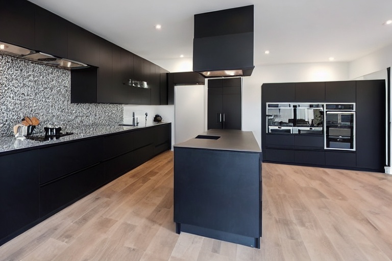 Omarket Pearl Living 2 χρώμα Μαύρο Μεταλλικό Ματ έπιπλα κουζίνας 10 Μέτρα συνολικα τρέχον μέτρα Omarket-65651466