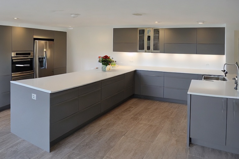 Omarket Milano Design 3 χρώμα Εφέ Πέτρας Γκρι έπιπλα κουζίνας 10 Μέτρα συνολικα τρέχον μέτρα Omarket-65651428