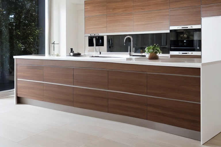Omarket Modena Design 3 χρώμα Καπλαμάς Φράξος Λευκαρισμένος έπιπλα κουζίνας 10 Μέτρα συνολικα τρέχον μέτρα Omarket-65651368