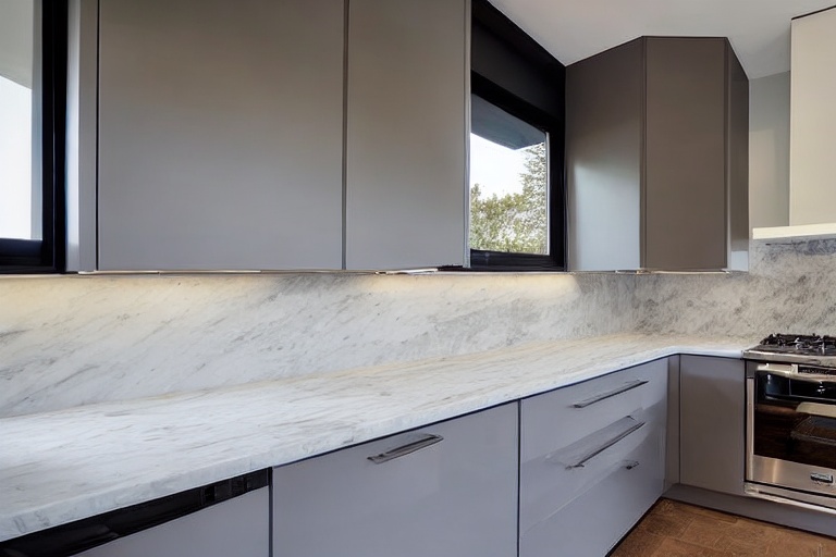 Omarket Modena Home 3 χρώμα Εφέ Πέτρας Γκρι έπιπλα κουζίνας 10 Μέτρα συνολικα τρέχον μέτρα Omarket-65651367