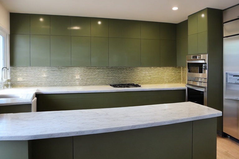Omarket Urban Elegance 3 χρώμα Λακέ Σάλβια έπιπλα κουζίνας 10 Μέτρα συνολικα τρέχον μέτρα Omarket-65651159