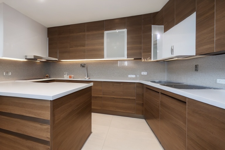 Omarket Loft Studio 3 χρώμα Καπλαμάς Δρυς Καπνιστή έπιπλα κουζίνας 10 Μέτρα συνολικα τρέχον μέτρα Omarket-65651140