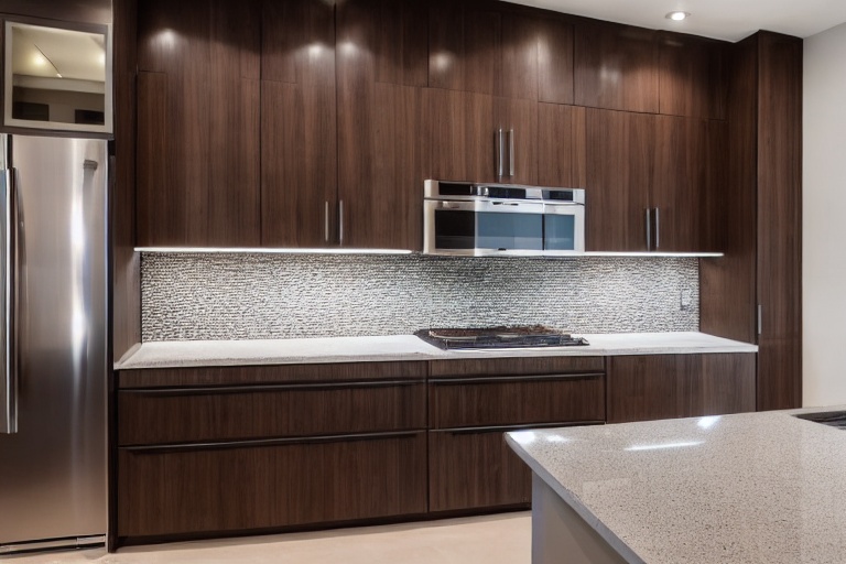 Omarket Aster Elegance 3 χρώμα Καπλαμάς Καρυδιά Σκούρα έπιπλα κουζίνας 10 Μέτρα συνολικα τρέχον μέτρα Omarket-65651079