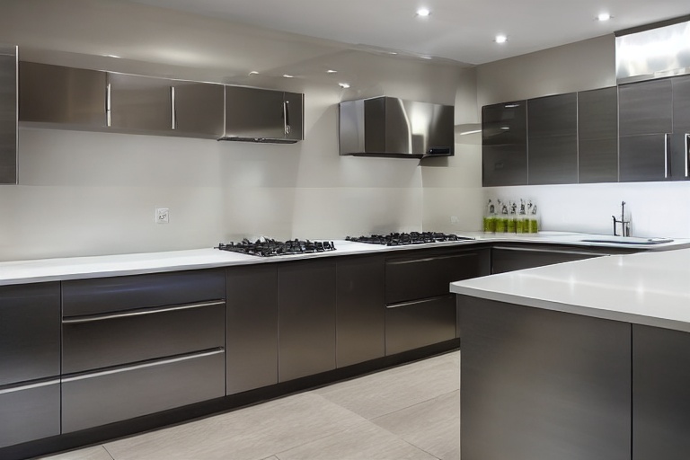 Omarket Riviera Home 3 χρώμα Βουρτσιστό Ανοξείδωτο έπιπλα κουζίνας 10 Μέτρα συνολικα τρέχον μέτρα Omarket-65651027