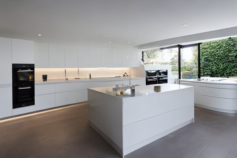 Omarket Riviera Modern 3 χρώμα Λακέ Λευκό Ματ έπιπλα κουζίνας 10 Μέτρα συνολικα τρέχον μέτρα Omarket-65651024