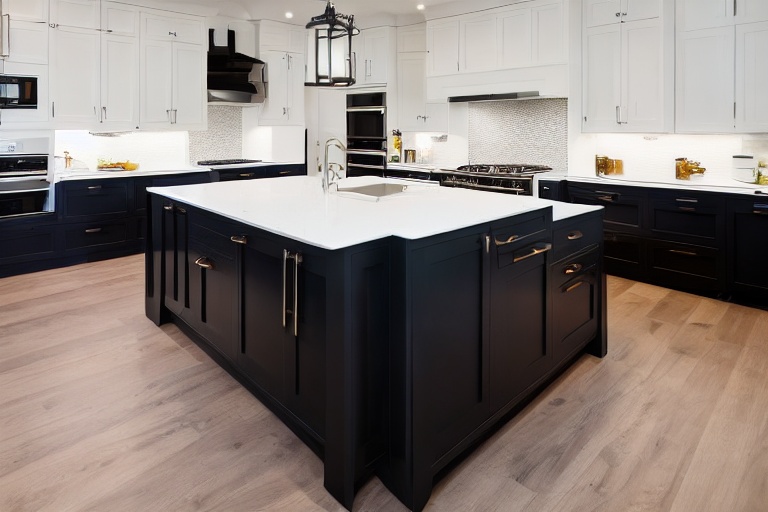 Omarket Estia Living 3 χρώμα Νησί Μαύρο & Λευκό Περίμετρος έπιπλα κουζίνας 10 Μέτρα συνολικα τρέχον μέτρα Omarket-65650866