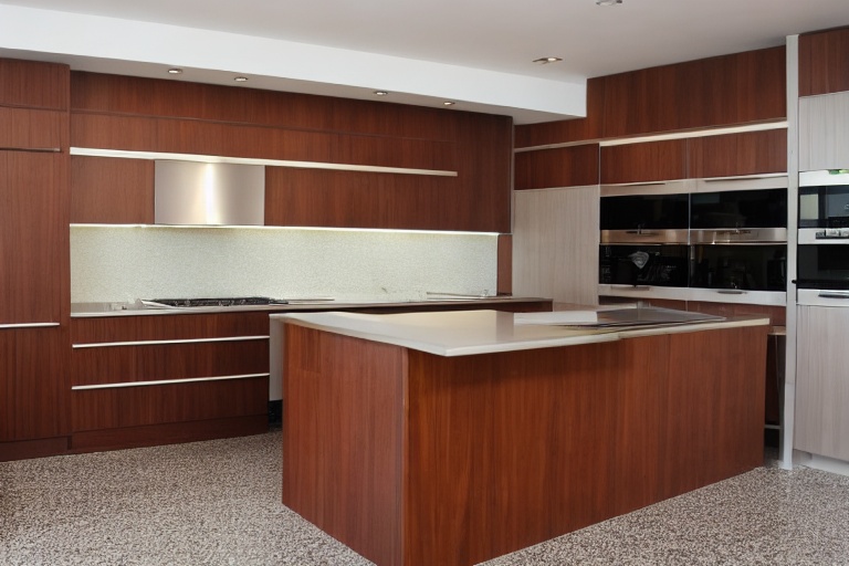 Omarket Alkyoni Studio 3 χρώμα Καπλαμάς Teak έπιπλα κουζίνας 10 Μέτρα συνολικα τρέχον μέτρα Omarket-65650820