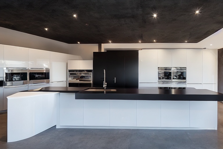 Omarket Thalassa Home 3 χρώμα Μαύρο Μεταλλικό Ματ έπιπλα κουζίνας 10 Μέτρα συνολικα τρέχον μέτρα Omarket-65650807