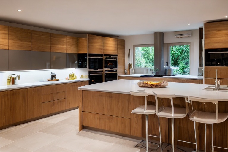 Omarket Aegean Modern 3 χρώμα Καπλαμάς Φυσική Δρυς έπιπλα κουζίνας 10 Μέτρα συνολικα τρέχον μέτρα Omarket-65650784