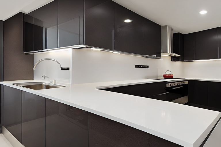 Omarket Onyx Lux 3 χρώμα Εφέ Δέρμα Σκούρο έπιπλα κουζίνας 10 Μέτρα συνολικα τρέχον μέτρα Omarket-65650473
