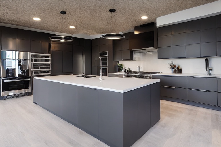 Omarket Verona Style 4 χρώμα Λακέ Γκρι Σκούρο έπιπλα κουζίνας 10 Μέτρα συνολικα τρέχον μέτρα Omarket-65650449