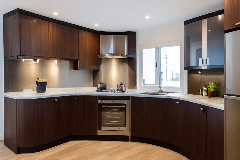 Omarket Verona Modern 4 χρώμα Καπλαμάς Δρυς Σκούρα έπιπλα κουζίνας 10 Μέτρα συνολικα τρέχον μέτρα Omarket-65650444