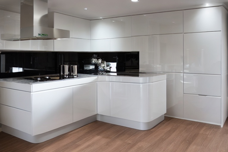 Omarket Loft Living 4 χρώμα Λακέ Λευκό Γυαλιστερό έπιπλα κουζίνας 10 Μέτρα συνολικα τρέχον μέτρα Omarket-65650146
