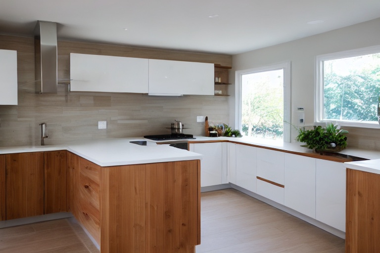 Omarket Loft Modern 4 χρώμα Καπλαμάς Πεύκο έπιπλα κουζίνας 10 Μέτρα συνολικα τρέχον μέτρα Omarket-65650144