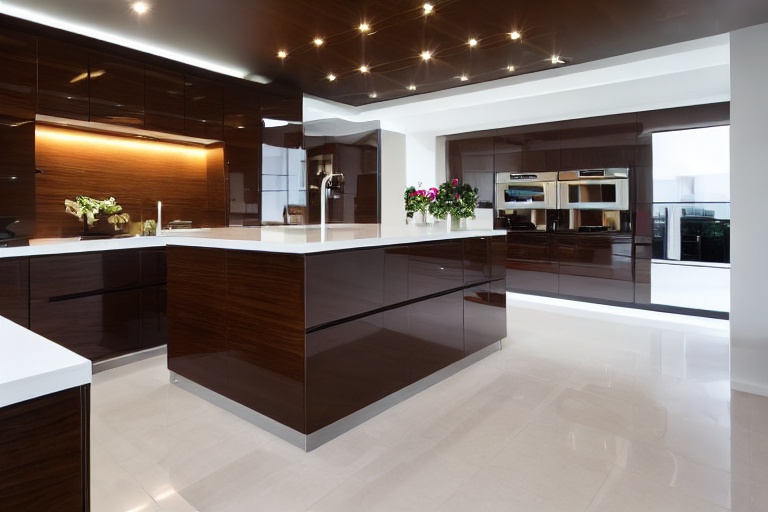 Omarket Riviera Modern 4 χρώμα Καπλαμάς Wenge έπιπλα κουζίνας 10 Μέτρα συνολικα τρέχον μέτρα Omarket-65650024