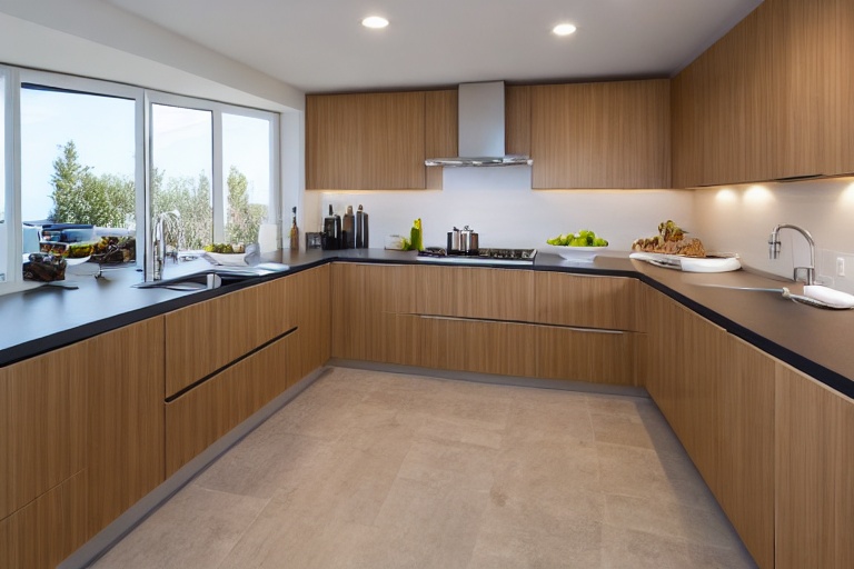 Omarket Toscana Living 4 χρώμα Καπλαμάς Δρυς Ανοιχτή έπιπλα κουζίνας 10 Μέτρα συνολικα τρέχον μέτρα Omarket-65650006