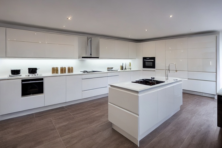 Omarket Valencia Living 4 χρώμα Λακέ Λευκό Γυαλιστερό έπιπλα κουζίνας 10 Μέτρα συνολικα τρέχον μέτρα Omarket-65649986