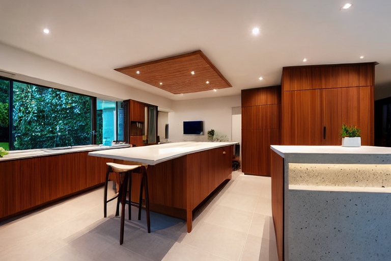 Omarket Monaco Home 4 χρώμα Καπλαμάς Teak έπιπλα κουζίνας 10 Μέτρα συνολικα τρέχον μέτρα Omarket-65649967